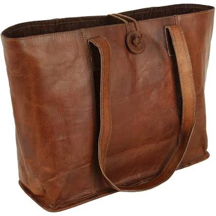 Vintage Genuine Leather Tote Bag