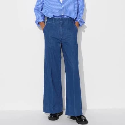 UNIQLO Women's Wide Trouser Jeans