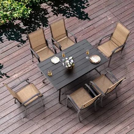 Nuu Garden 7-Piece Patio Dining Set