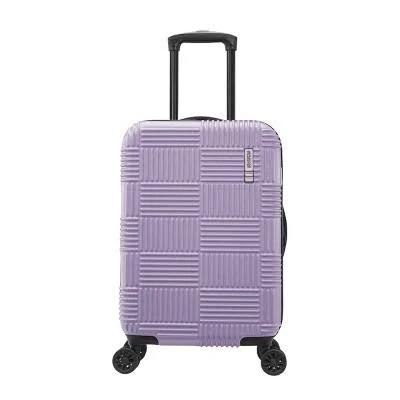 American Tourister NXT Checkered Hardside Carry On Spinner Suitcase