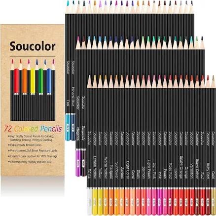 72 Colors Professional Oil Color Pencil Set