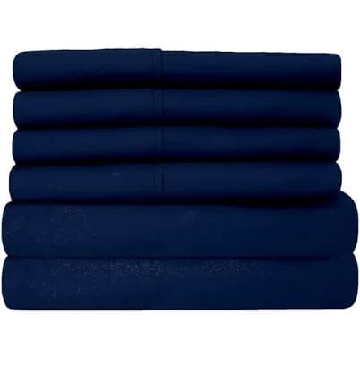Luxury Home Ultra Soft 6-Piece Microfiber Sheet Set
