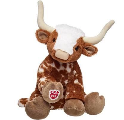 Build-A-Bear Longhorn Cow Stuffed Animal