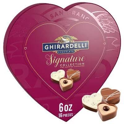 Ghirardelli Signature Collection Chocolates Valentine Candy Heart