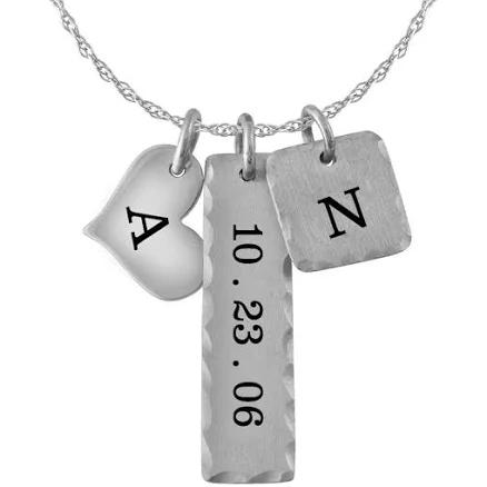 Engravable Sentiments Necklace (3 Lines)