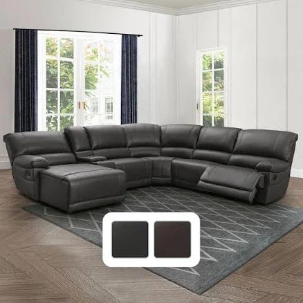 Abbyson Living Carrington 6-Piece Sectional Sofa