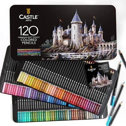 Castle Art Supplies 120 Colored Pencil Set