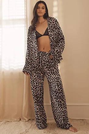 Anthropologie Silky Pajama Pants