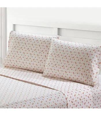 Modern Threads 4-Piece Printed Sweet Rose Sheet Set