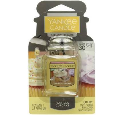 Yankee Candle Vanilla Cupcake Car Jar Air Freshener