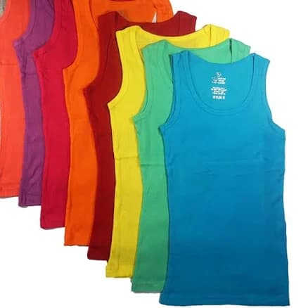 Studio 3 Women's Ribbed Cotton Tank Tops (12 Pieces Pack)