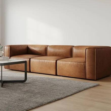 West Elm Remi Modular Sofa Leather