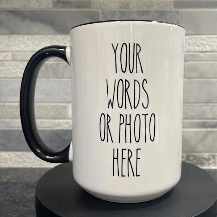 Custom Mug, Coffee mug with photo, Add your photo to a mug, Personalized mug, Customized mug, dishwasher safe coffee mug