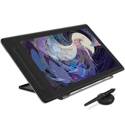 HUION KAMVAS Pro 16 25K QHD Drawing Tablet with Screen QLED FullLaminated Graphics Tablet with BatteryFree Pen 158inch Dig