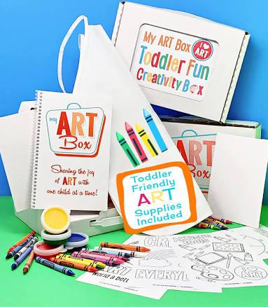 Toddler Fun Creativity ART Box