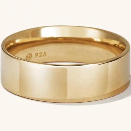 Mejuri Gold Vermeil Stackable Ring