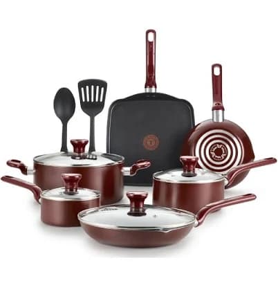 T-Fal Easy Care Nonstick Cookware 12-Piece Set