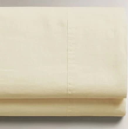 Zara Home Washed Linen Flat Sheet