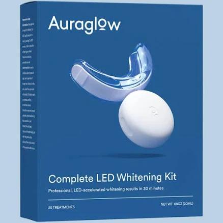 Auraglow Complete LED Teeth Whitening Kit