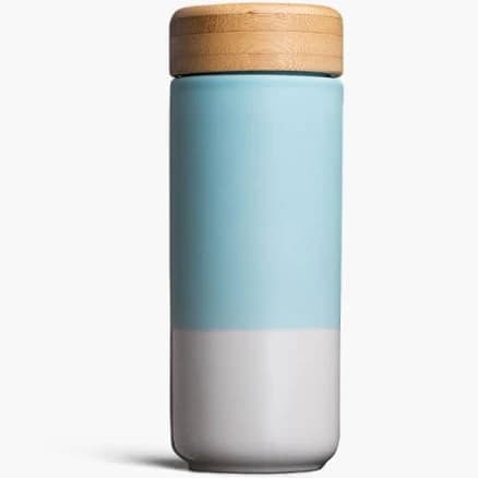 Soma Ceramic & Bamboo 12oz Travel Mug Mint