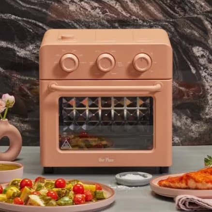 Our Place Wonder 6-in-1 Air Fryer and Toaster stainless-steel Oven