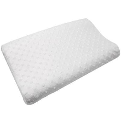 Windland Standard Size Firm Profile Dunlop Latex Foam Pillow Affordable, White
