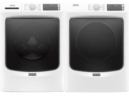 Maytag White Front Load Laundry Pair