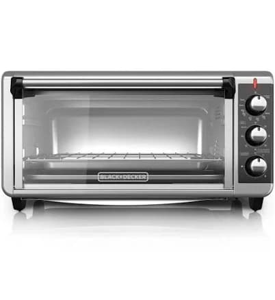 BLACK+DECKER 8-Slice Extra Wide Convection Toaster Oven