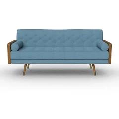 GDF Studio Aidan Mid Century Modern Tufted Fabric Sofa