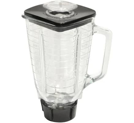 Brentwood Glass Jar Replacement 6-Piece Set for Oster Blender P-OST722