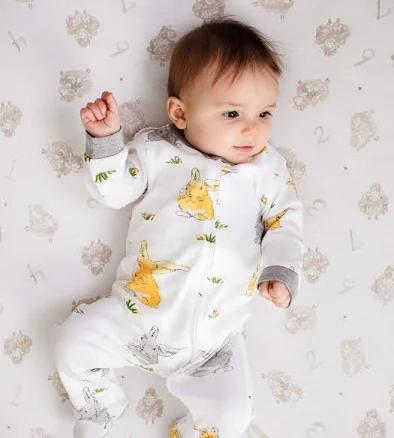 Burt's Bees Baby Bunny Trail Organic Cotton Loose Fit Sleep & Play