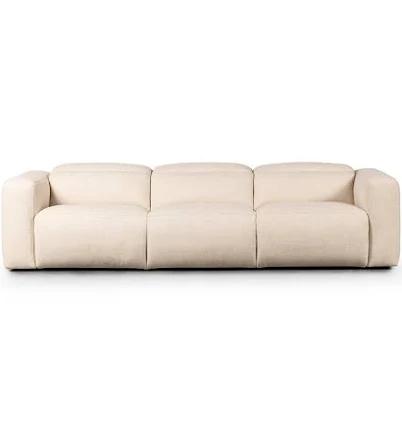 AllModern Amed 124" Upholstered Power Reclining Sofa