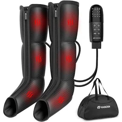 Eligible Air Compression Leg Massager with Heat for Circulation and Pain Relief