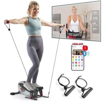 Sunny Health & Fitness Smart Heavy-Duty Mini Elliptical