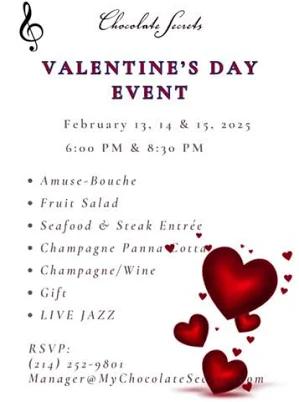 Valentine's Day Event Reservation for Two