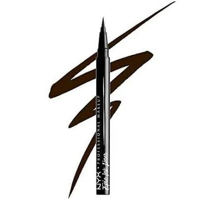 Nyx Professional Makeup Epic Ink Liner, Waterproof Liquid Eyeliner - Brown, Vegan Formula