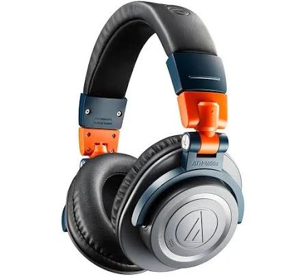 Audio Technica Audio-Technica Ath-M50xBT2 Wireless Over-Ear Headphones with Bluetooth - Blue/orange