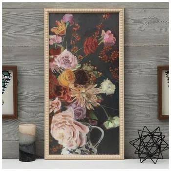 Warm Florals Wood Wall Decor