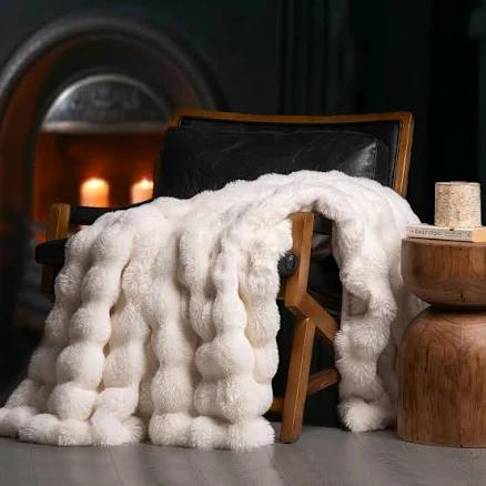 Faux Fur Throw