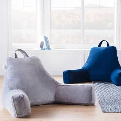 Linenspa Shredded Foam Reading Pillow Backrest