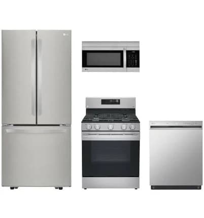 LG 4 Piece Stainless Steel Kitchen Package