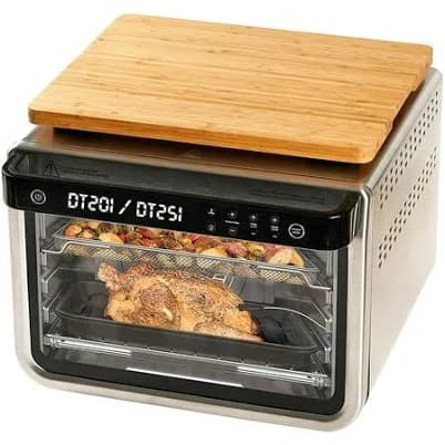 Cutting board for Convection Toaster Oven, Compatible with Ninja Dt201/dt251 Foodi Air Fryer, with Heat Resistant Non-Skid Silicone Feet, Creates