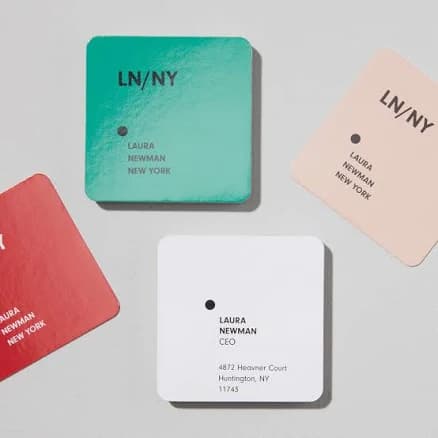 MOO Super Square Business Cards