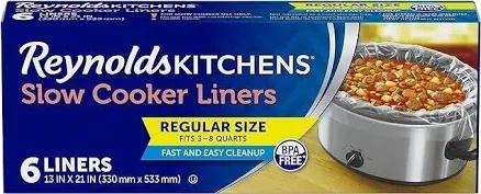 Slow Cooker Liners Kitchen Chef Recipes Crock Pot Cook Liner Bags Bpa