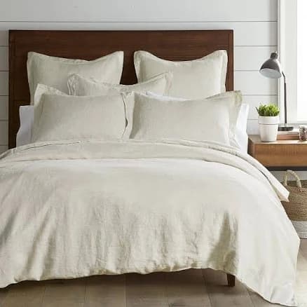 Levtex Home Washed Linen Duvet Cover or Sham, Natural