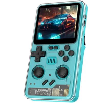 POWKIDDY RGB20 PRO handheld game console Sky Blue / 16G+32GB