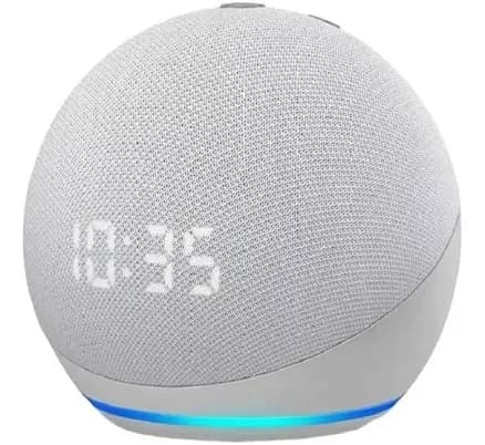 Promo For Original Alexa Echo Dot 5th Generation Smart Speaker Echo Dot (5th Gen) clock time