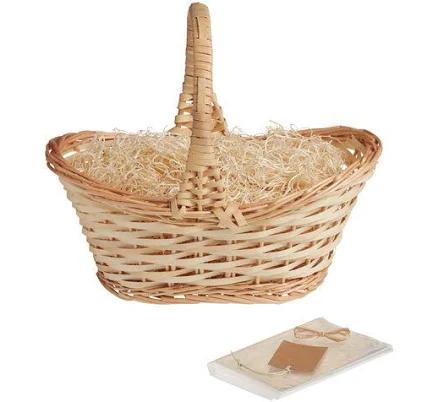 World Market Natural Gift Basket Kit with Handle