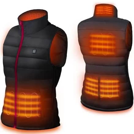 Dr.Prepare Lightweight Heated Vest with 3 Heat Levels and 6 Heat Zones