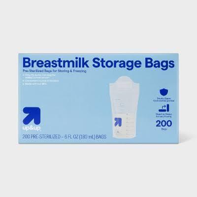 Up & Up Breast Milk Storage Bags 200 ct